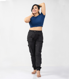 Blue Crop T-shirt